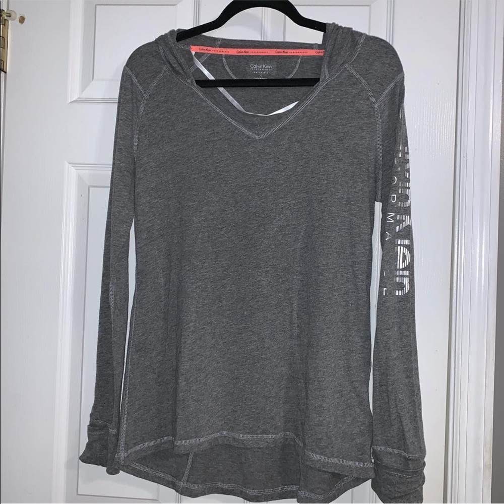 CK hooded long sleeve